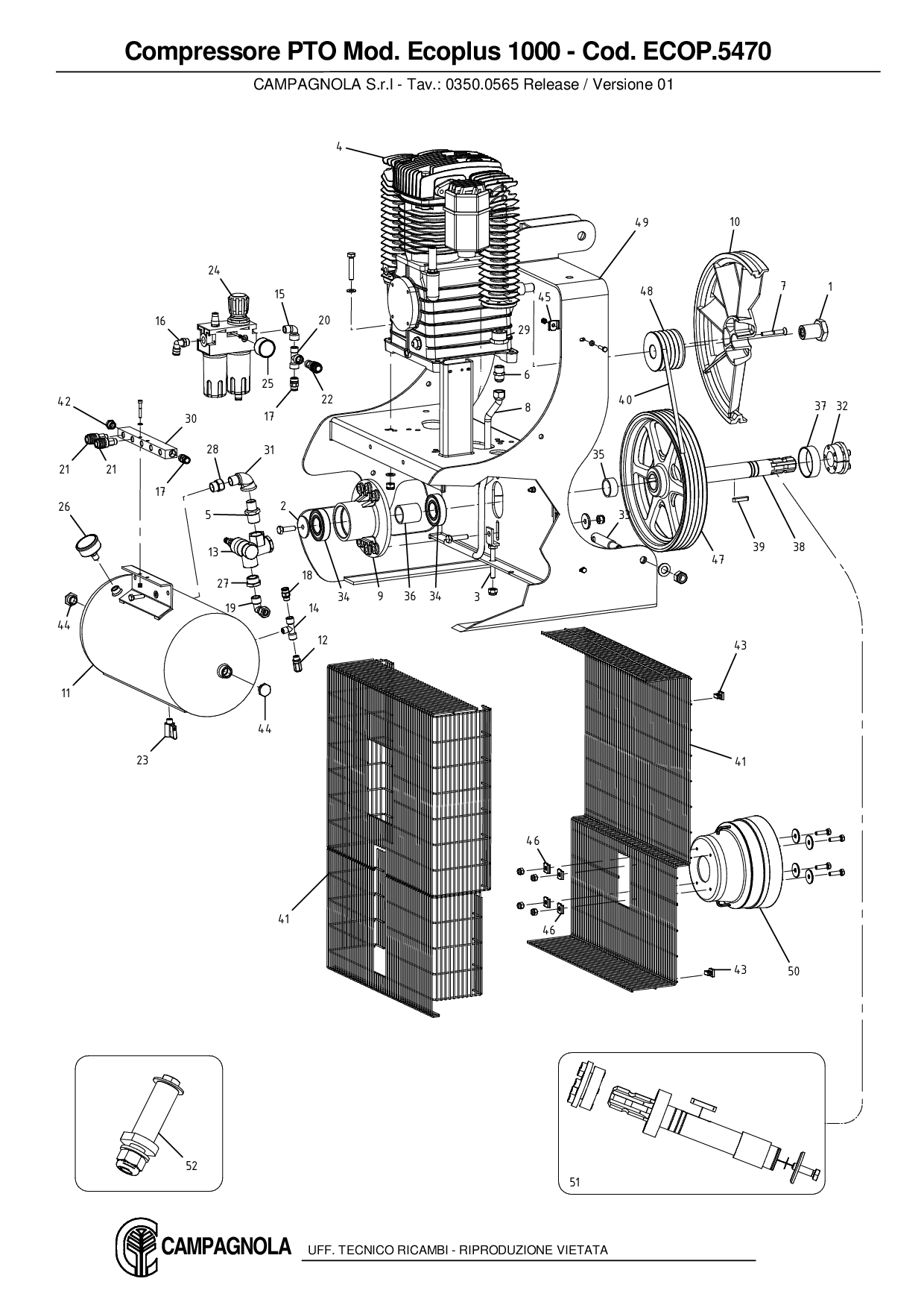 ECOP.5470_Compressore PTO Mod. Ecoplus 1000